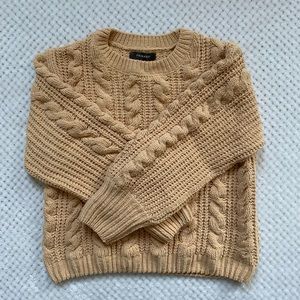 Mustard Yellow Knit Sweater